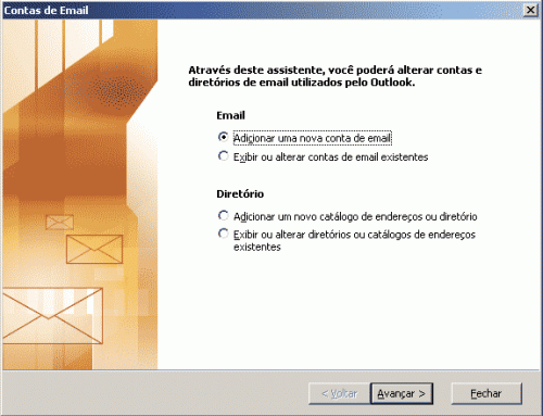 Como configurar o Microsoft Outlook 2003