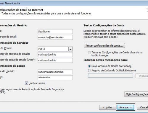 Como configurar Microsoft Outlook 2010